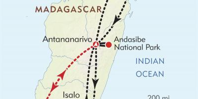 Antananarywa, Madagaskar mapa
